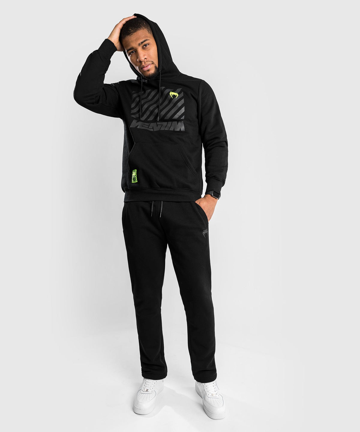 Sweatshirt à Capuche Venum Stripes - Noir