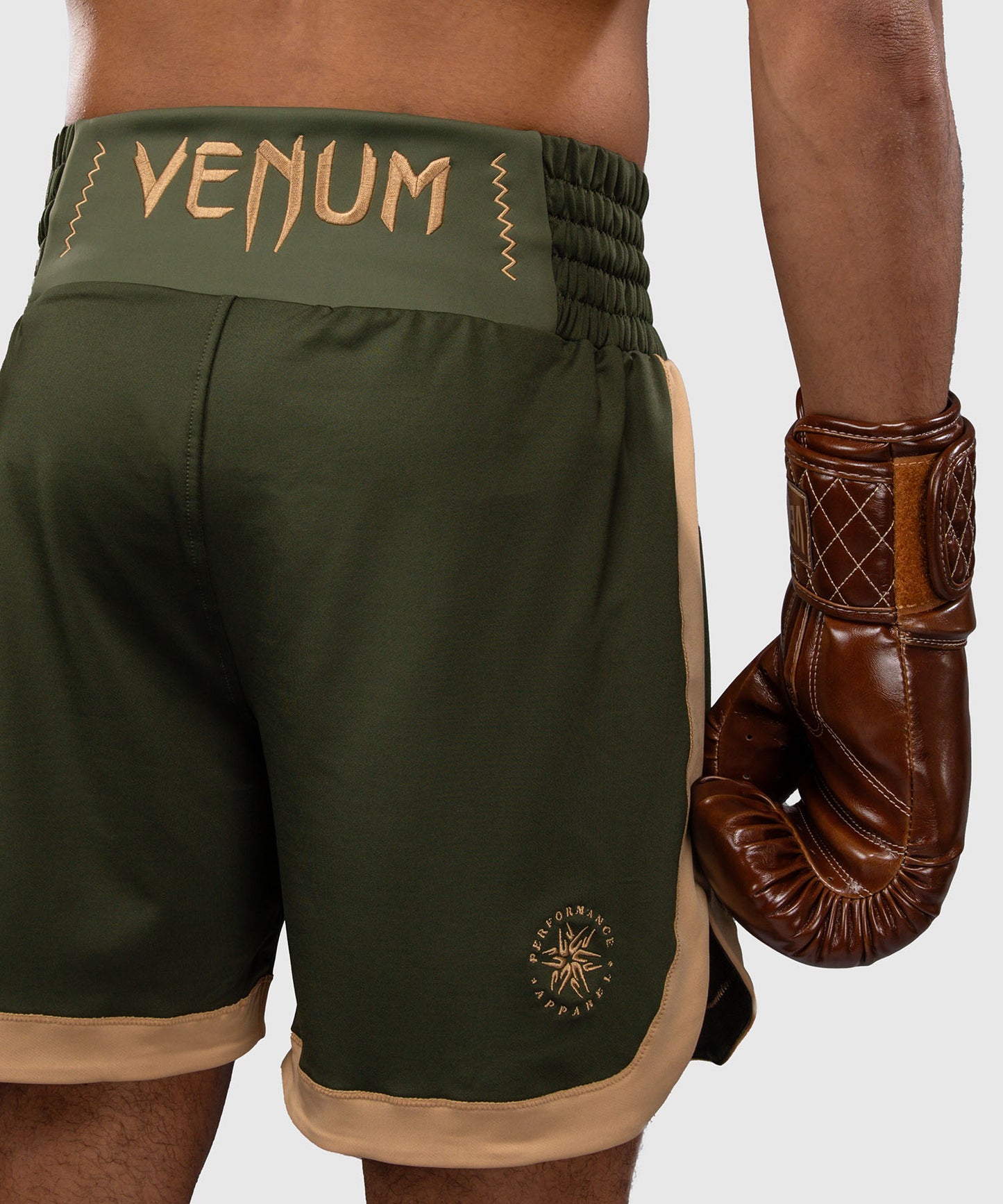 Short de boxe Venum Classic - Vert Militaire/Sable