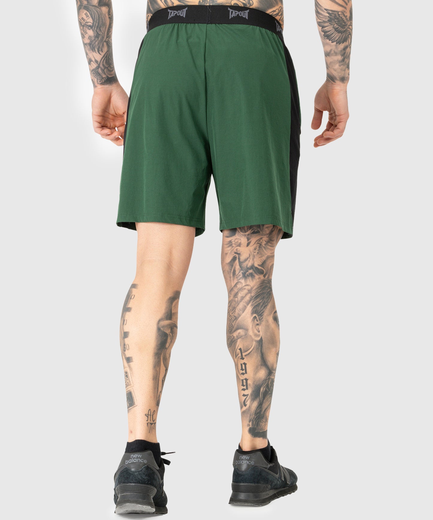Tapout Training Fightshorts - Verde/Negro