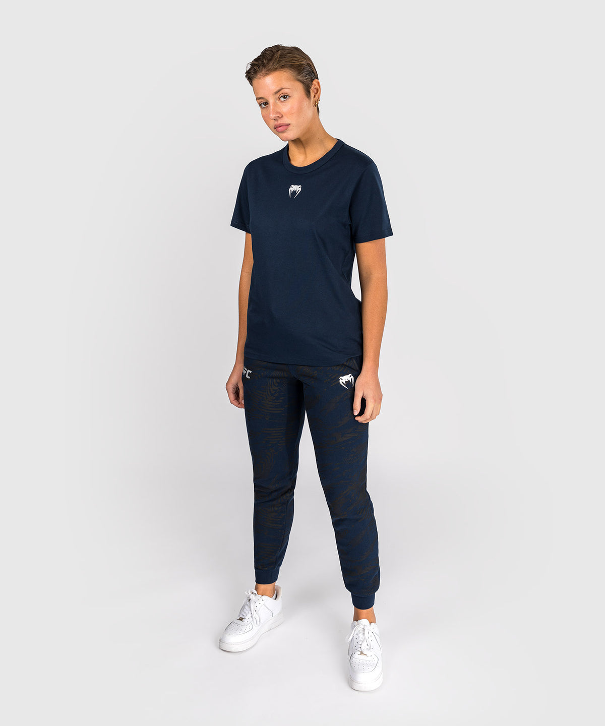 UFC Fusion by Venum Fight Week Women’s Short Sleeve Cotton T-Shirt - Solid Oceanic Blue