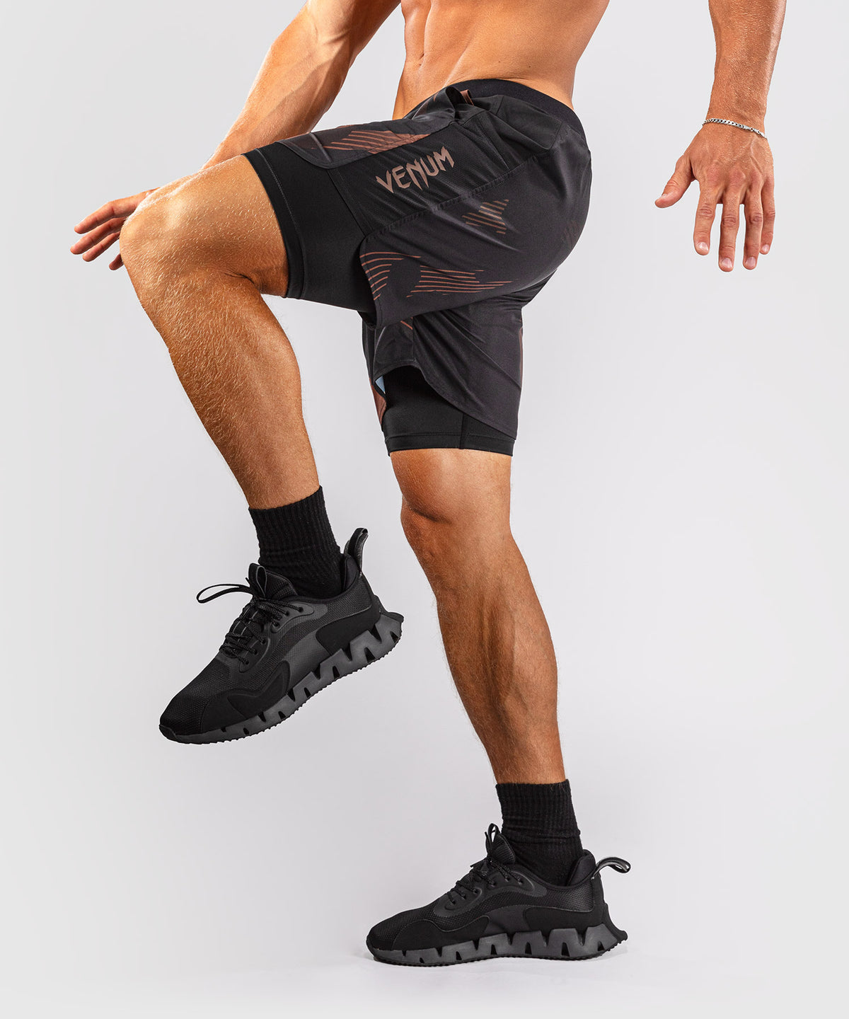 Short d’Entraînement Venum No-Gi 6.0 - Noir/Marron