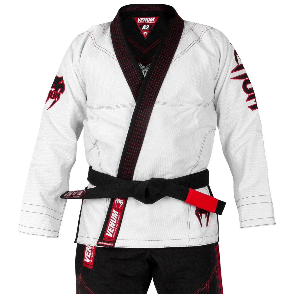 Kimono de JJB Venum Devil - Blanc/Noir - Exclusivité
