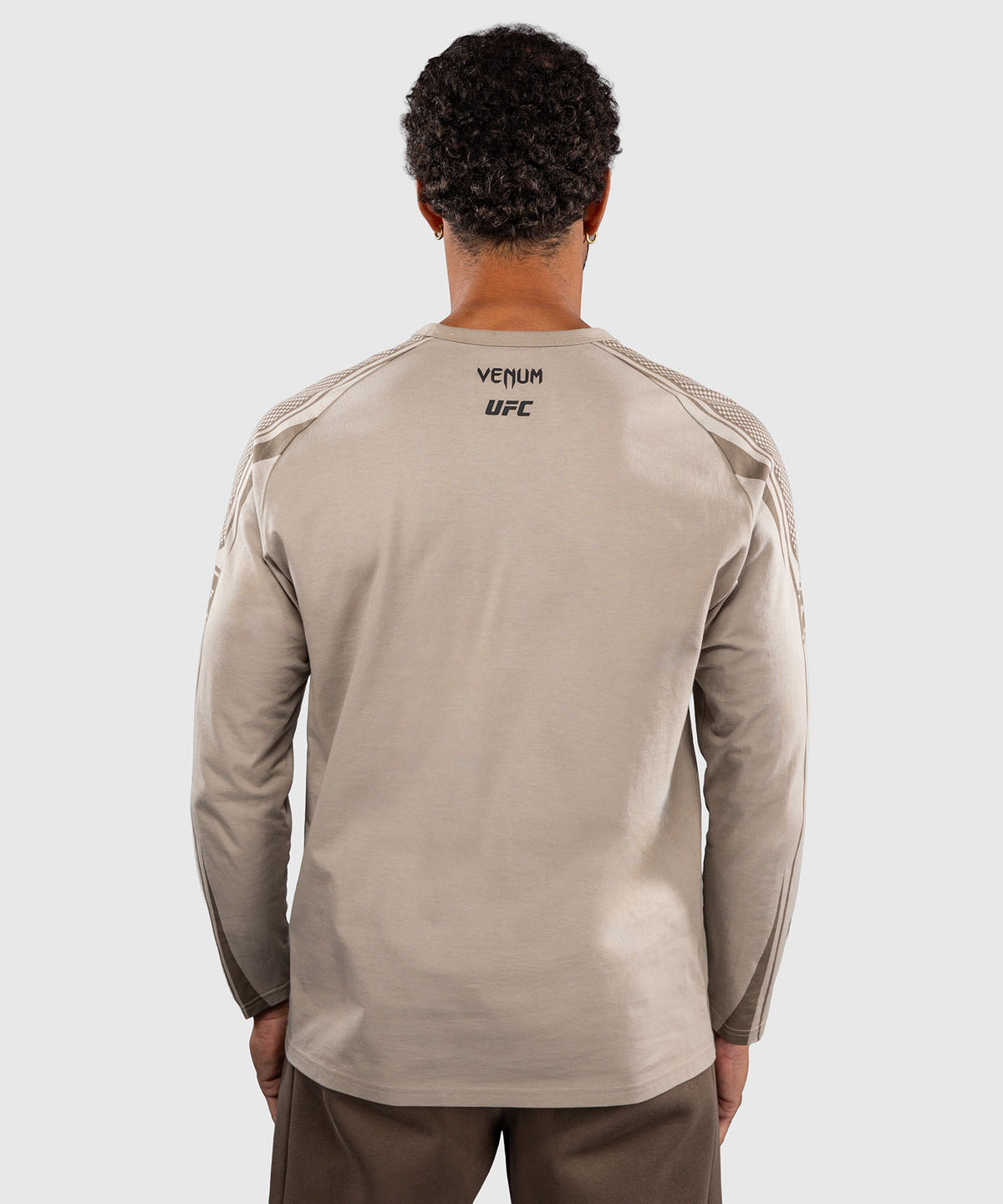 Venum UFC Unity by Venum Authentic Fight Week Men's Long Sleeve T-Shirt - Sand
