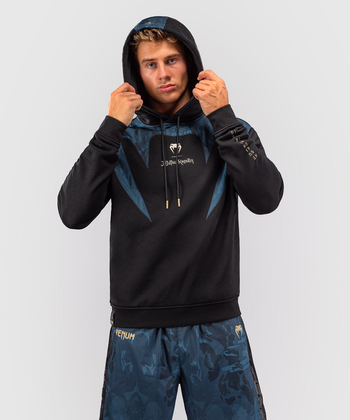 Jujutsu Kaisen x Venum Fushiguro Hoodie – Ozeangrün