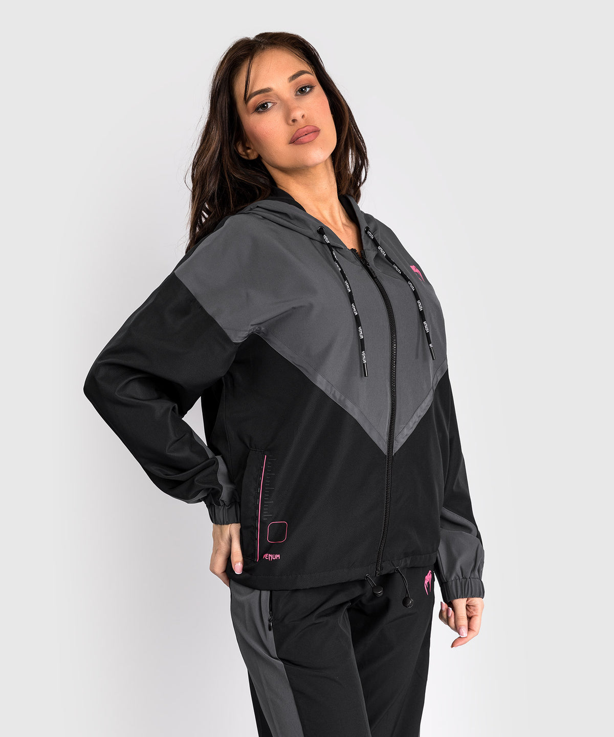 Venum Tactical XT Damen-Trainingsjacke - Schwarz/Sturmgrau