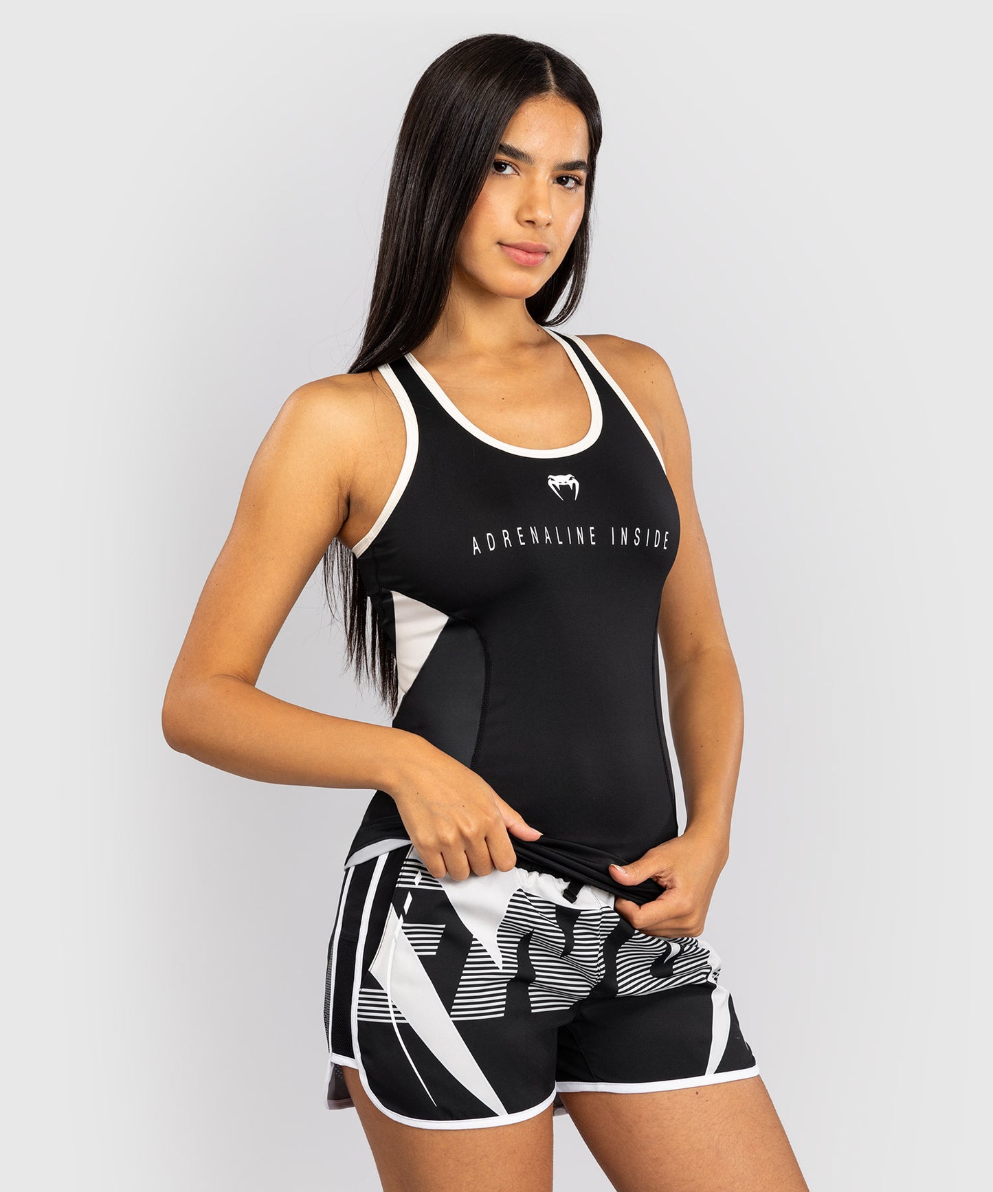 Venum Adrenaline Women's Dry Tech Tank Top - Black/ Ivory