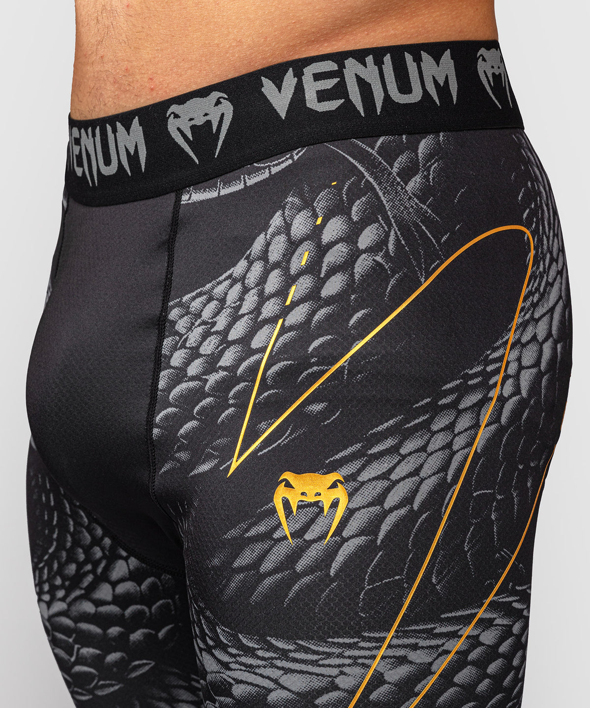 Pantalon de compression Venum Matupa - Noir/Gris/Or