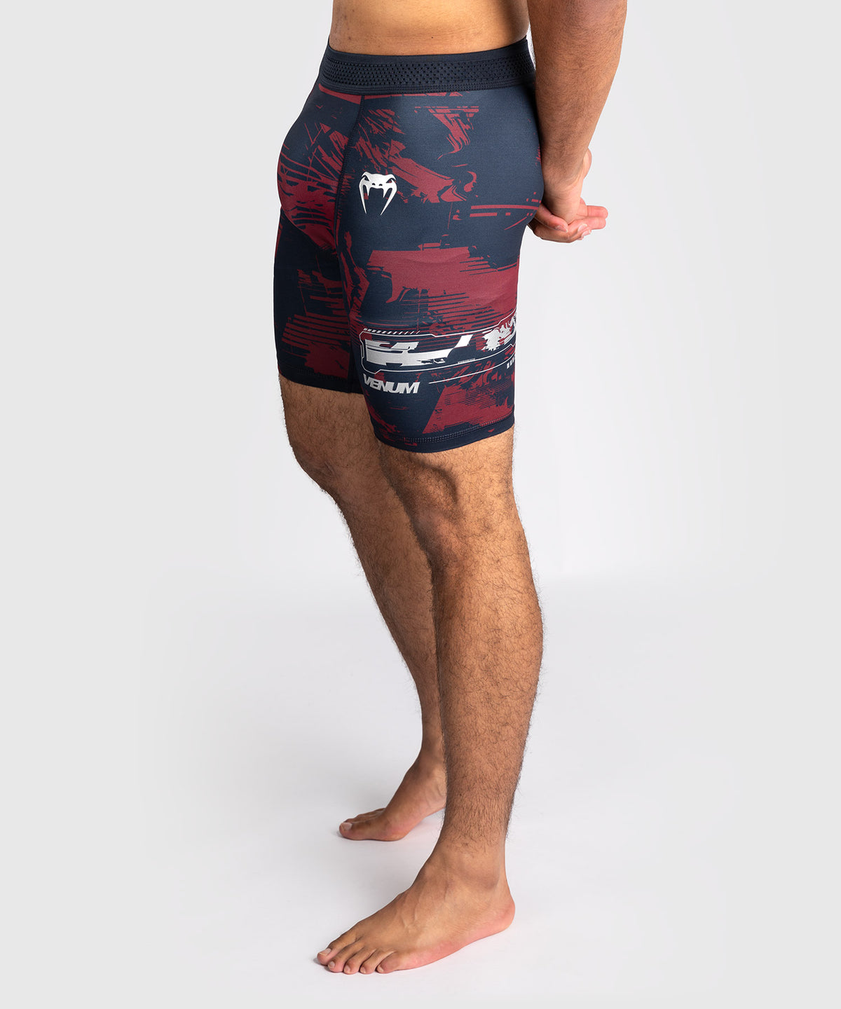 Short de compression Performance Homme UFC Zenith by Venum Authentic Fight Week - Bleu marine/Bordeaux/Argent