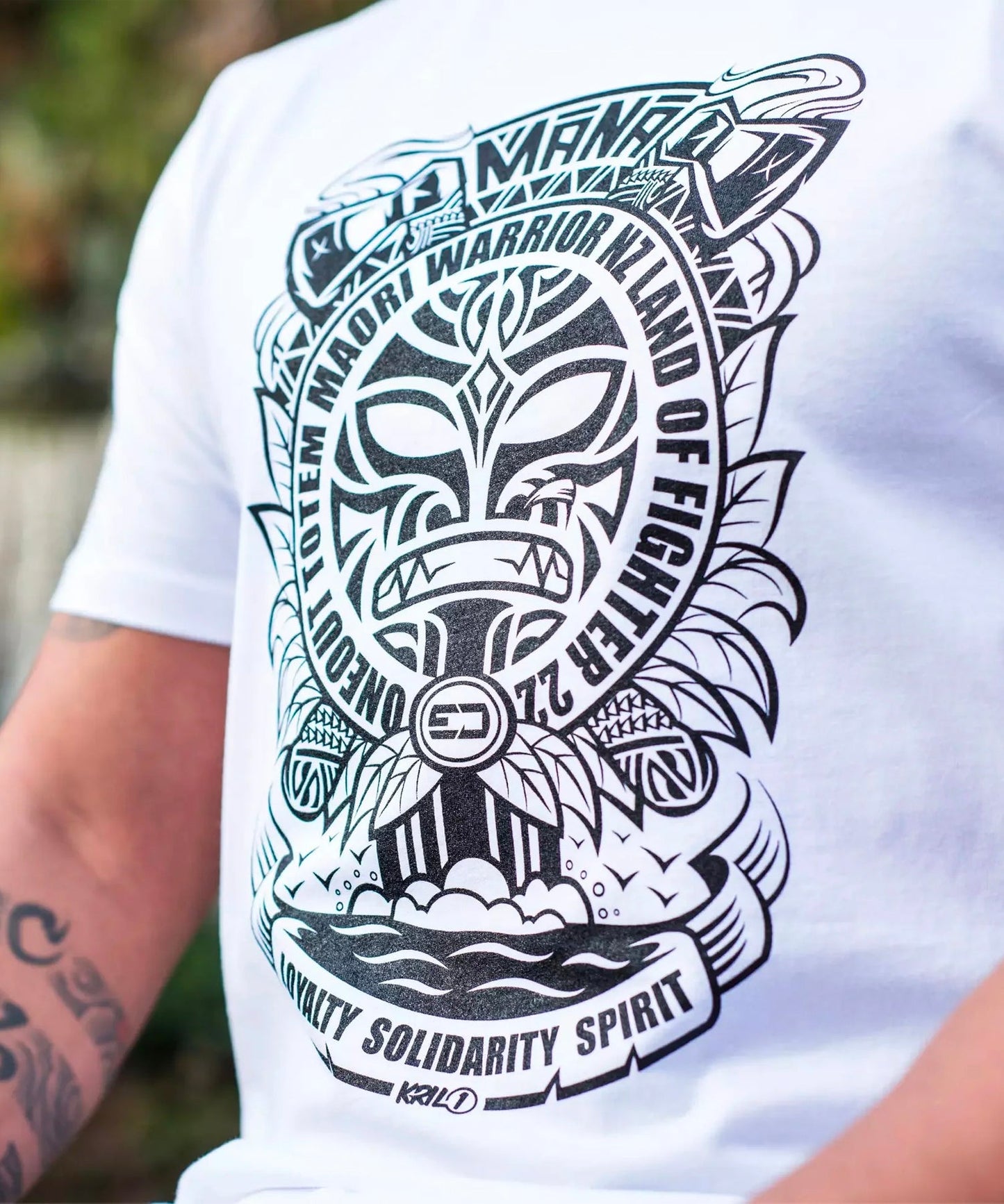 Oneout Mana Camiseta de Entrenamiento - Blanco