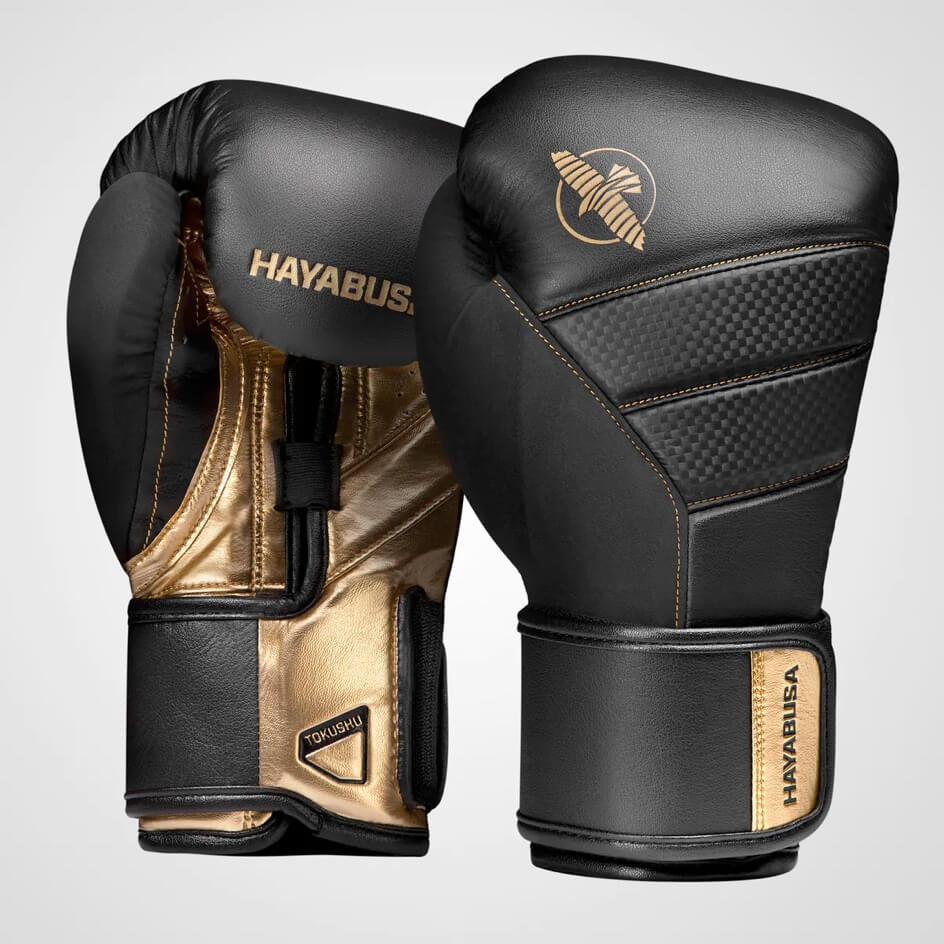 Hayabusa T3 Guantoni da Boxe - Nero/Oro