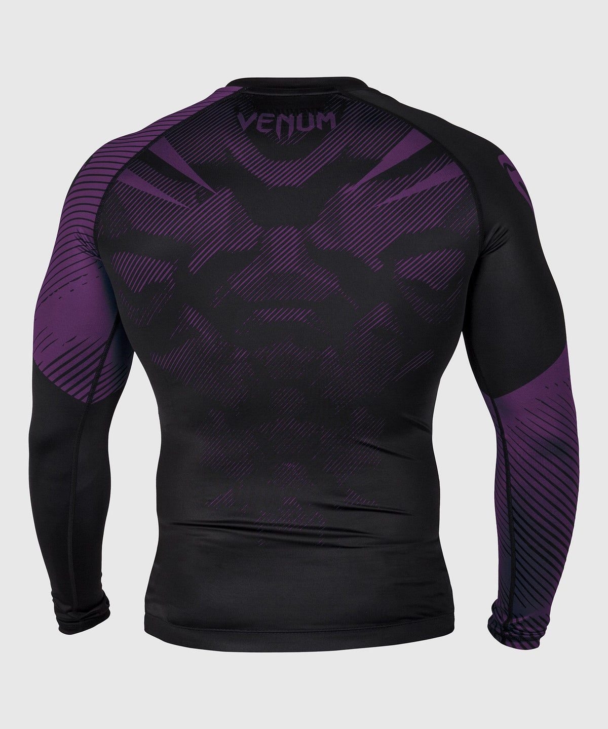 Rashguard Venum NoGi 2.0 - Manches Longues Approuvé IBJJF - Noir/Violet