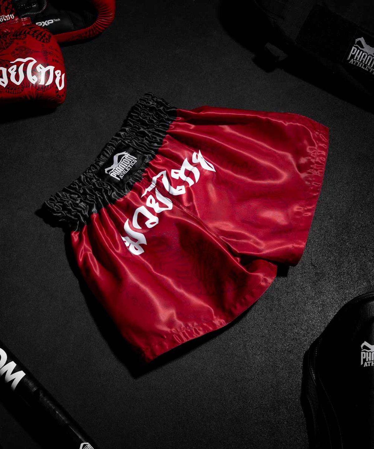 Phantom Athletics Sak Yant Muay Thai Shorts - Red