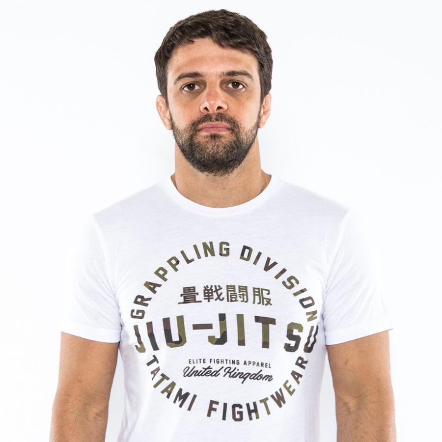 T-shirt Tatami Official Jiu-Jitsu Camo - Blanc