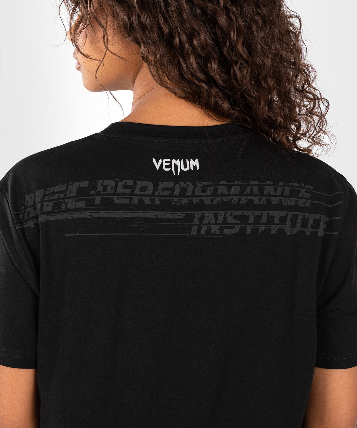 UFC Venum Performance Institute 2.0 Camiseta de mujer - Negra/Roja