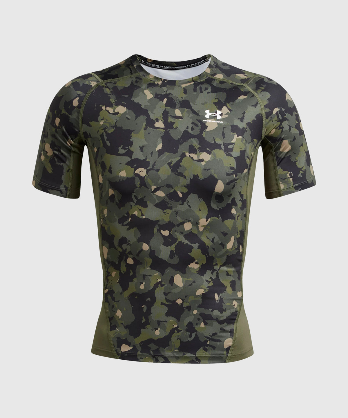 Under Armour Heatgear T-Shirt De Compression – Khaki/Beige