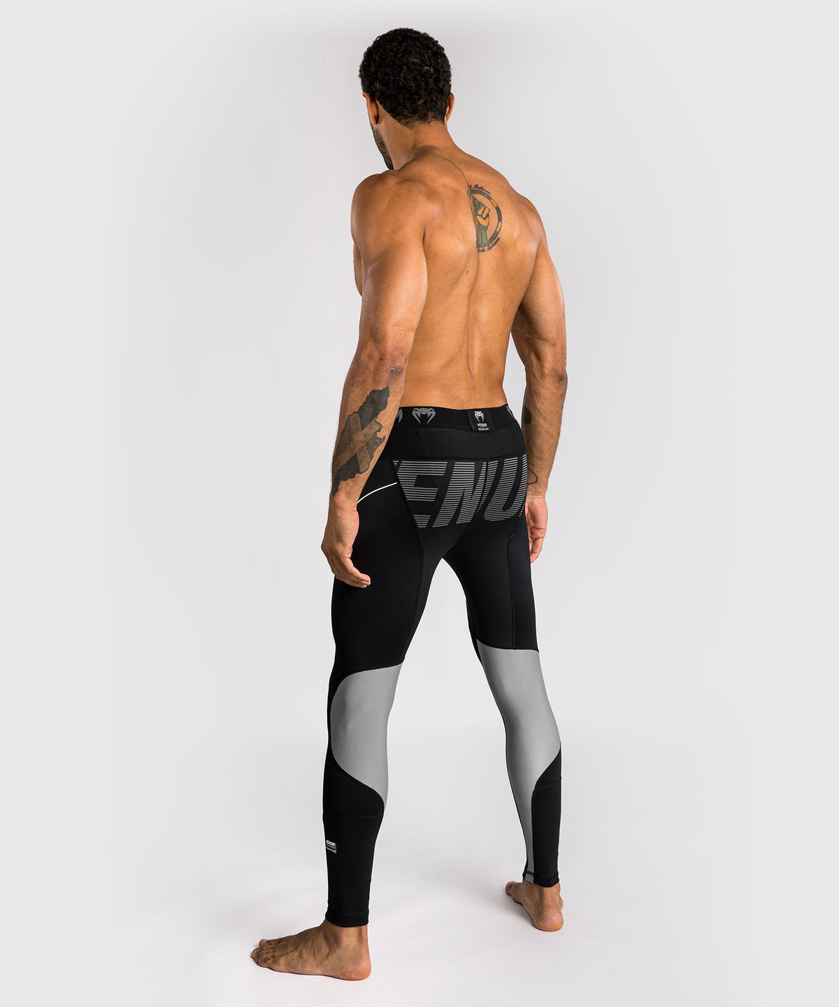 Venum Adrenaline Spats – Schwarz/Silbergrau