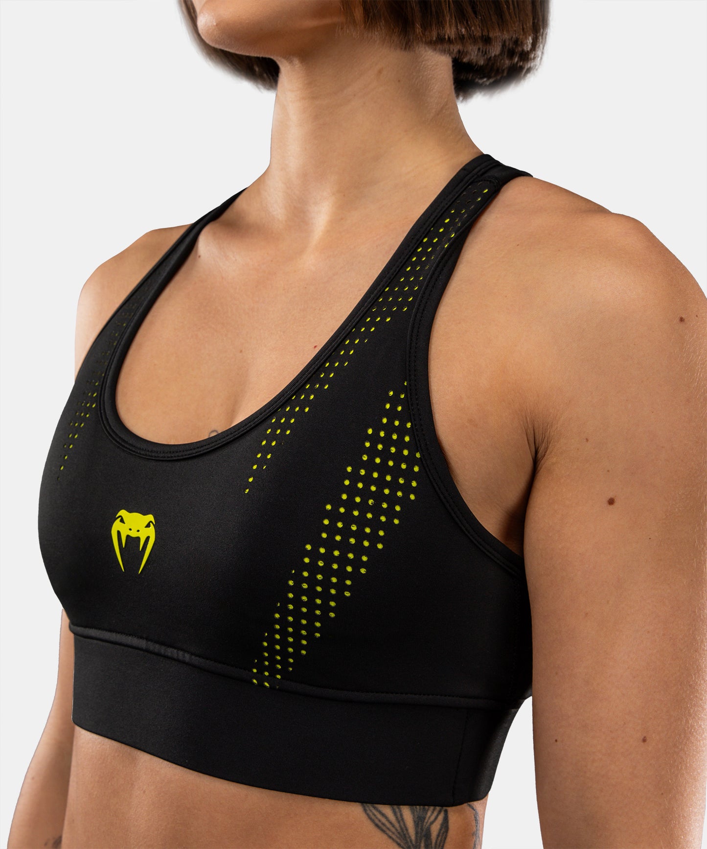 Brassière de Sport Venum Lazer - Noir/Jaune