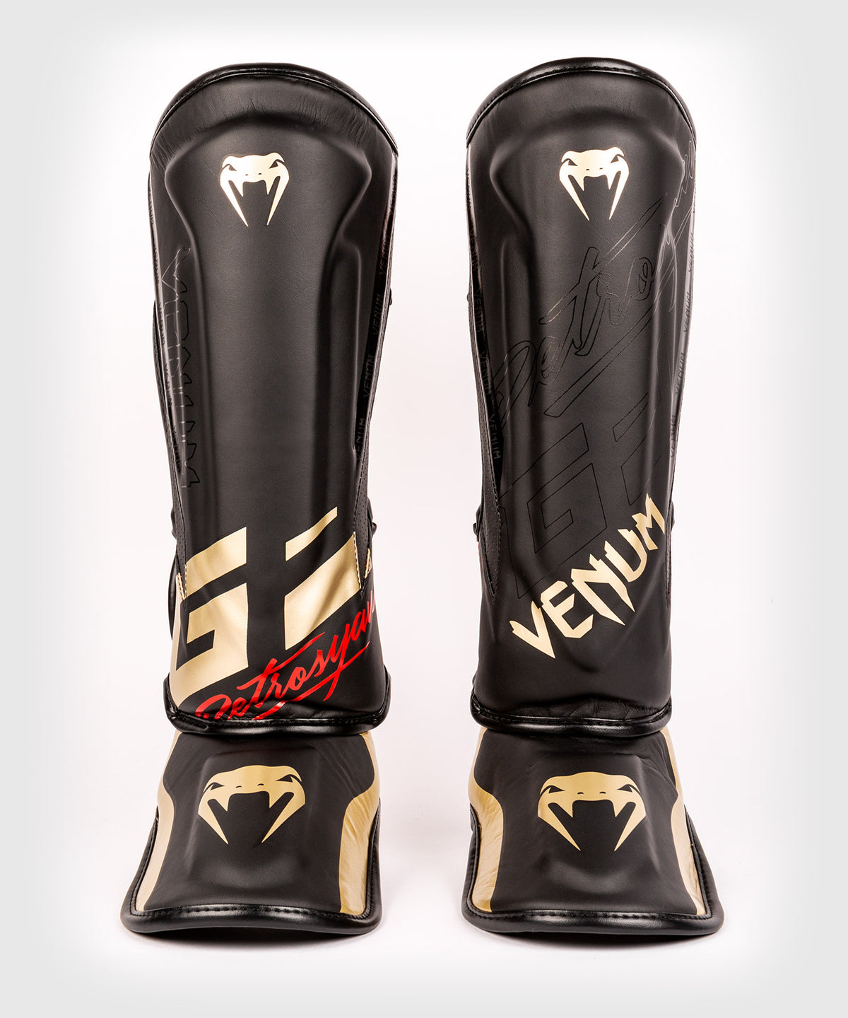 Venum Petrosyan 2.0 Shin Guard - Black/Gold