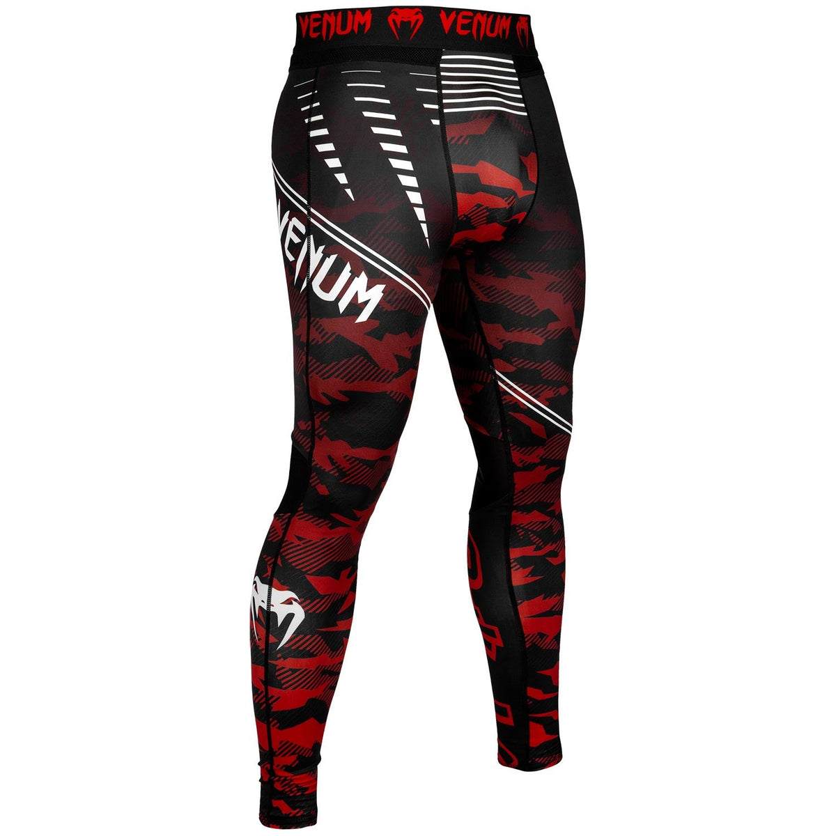 Venum Okinawa 2.0 Compression Pants - Black/White/Red