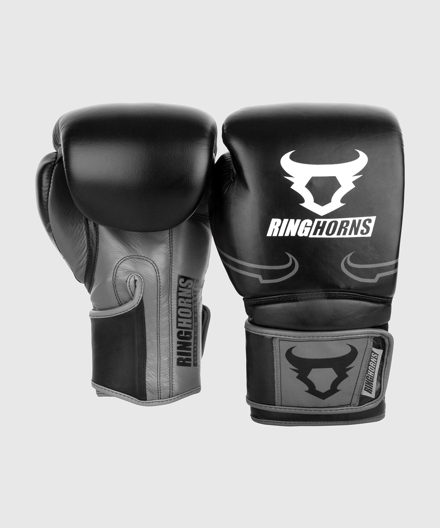 Gants de boxe Ringhorns Destroyer - Cuir - Noir/Gris