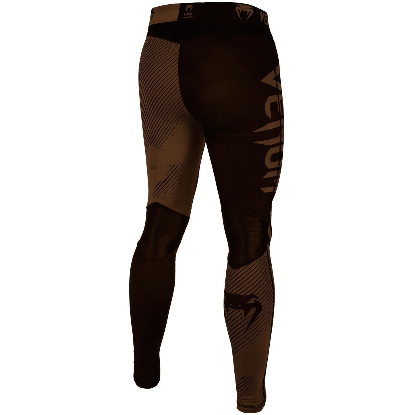 Venum NoGi 2.0 IBJJF-geprüfte Kompressionshose - Schwarz/Braun