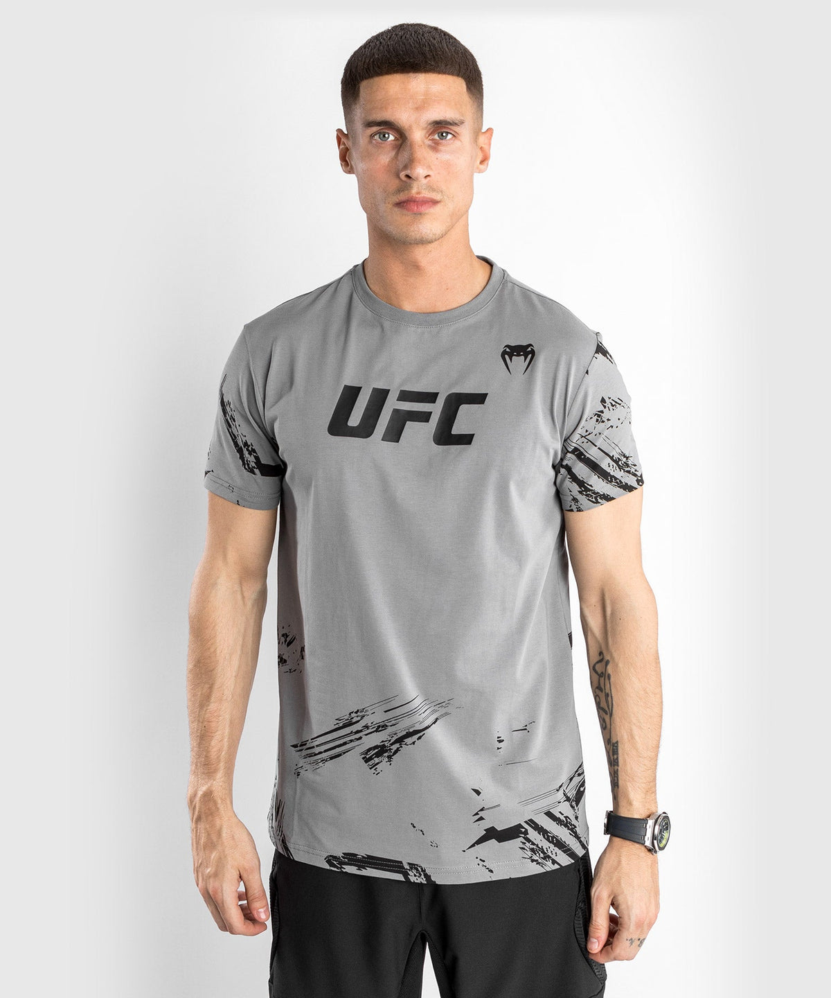 Venum Authentic Fight Week 2.0 UFC T-Shirt - Kurzarm - Grau