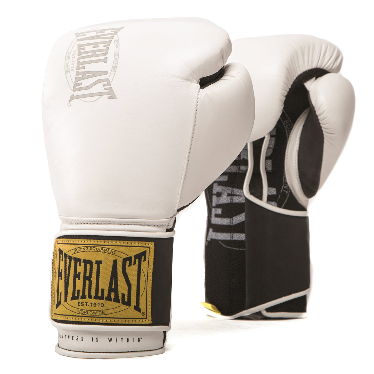 Everlast 1910 Training Boxing Gloves – White