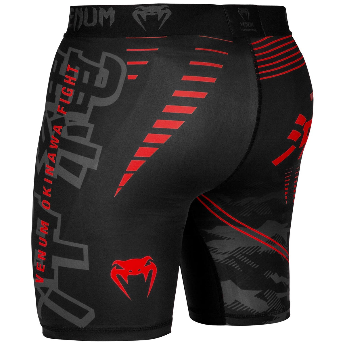 Venum Okinawa 2.0 Compression Shorts - Black/Red