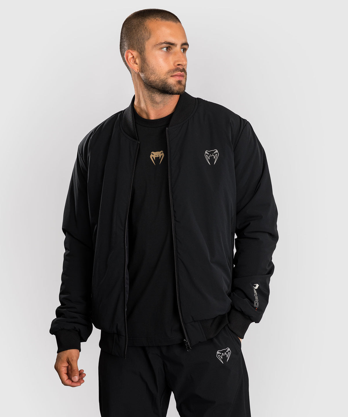 Venum Eclipse Cazadora Bomber – Negro/Hueso