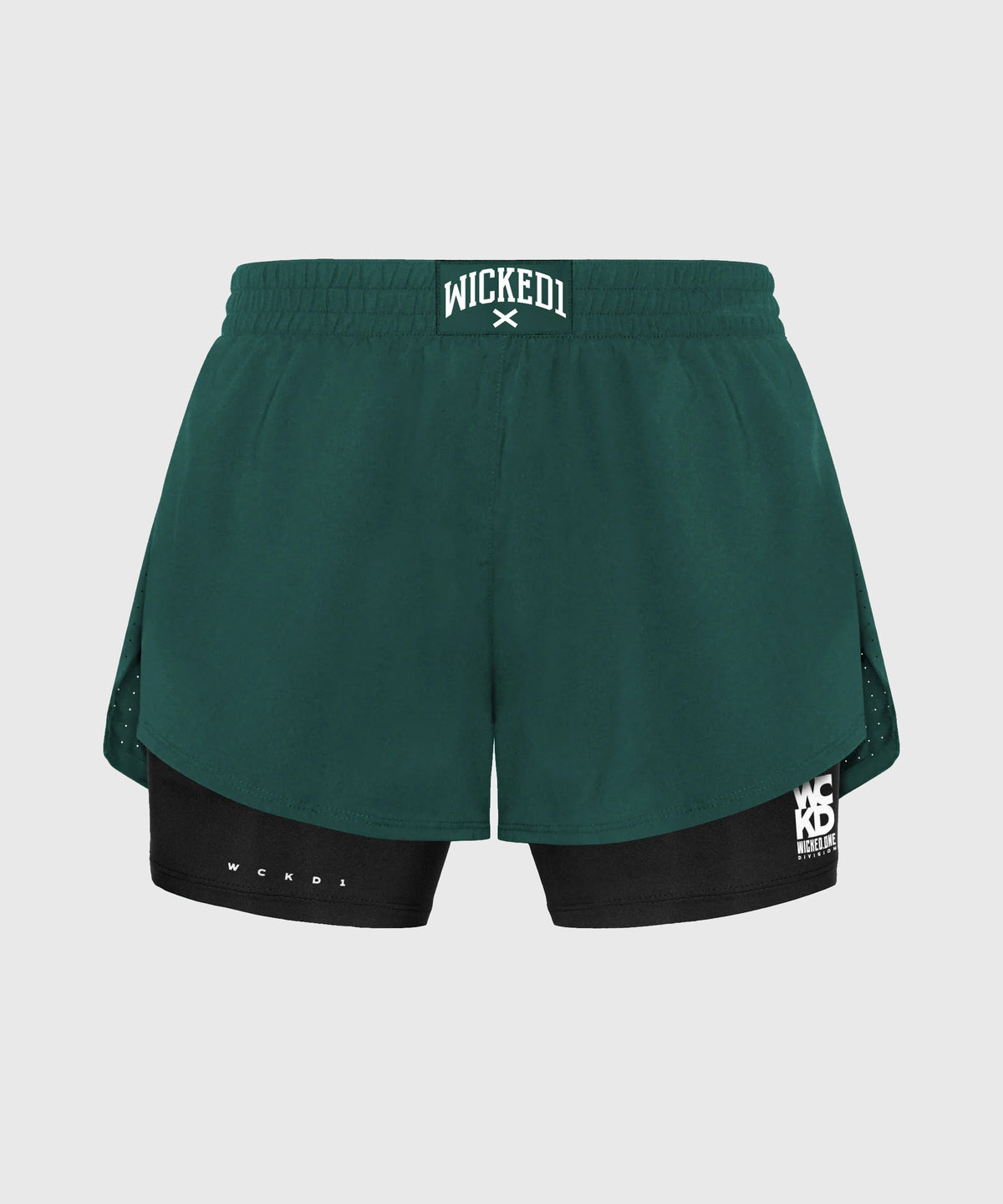 Wicked One Usual Fightshorts - Verde/Nero