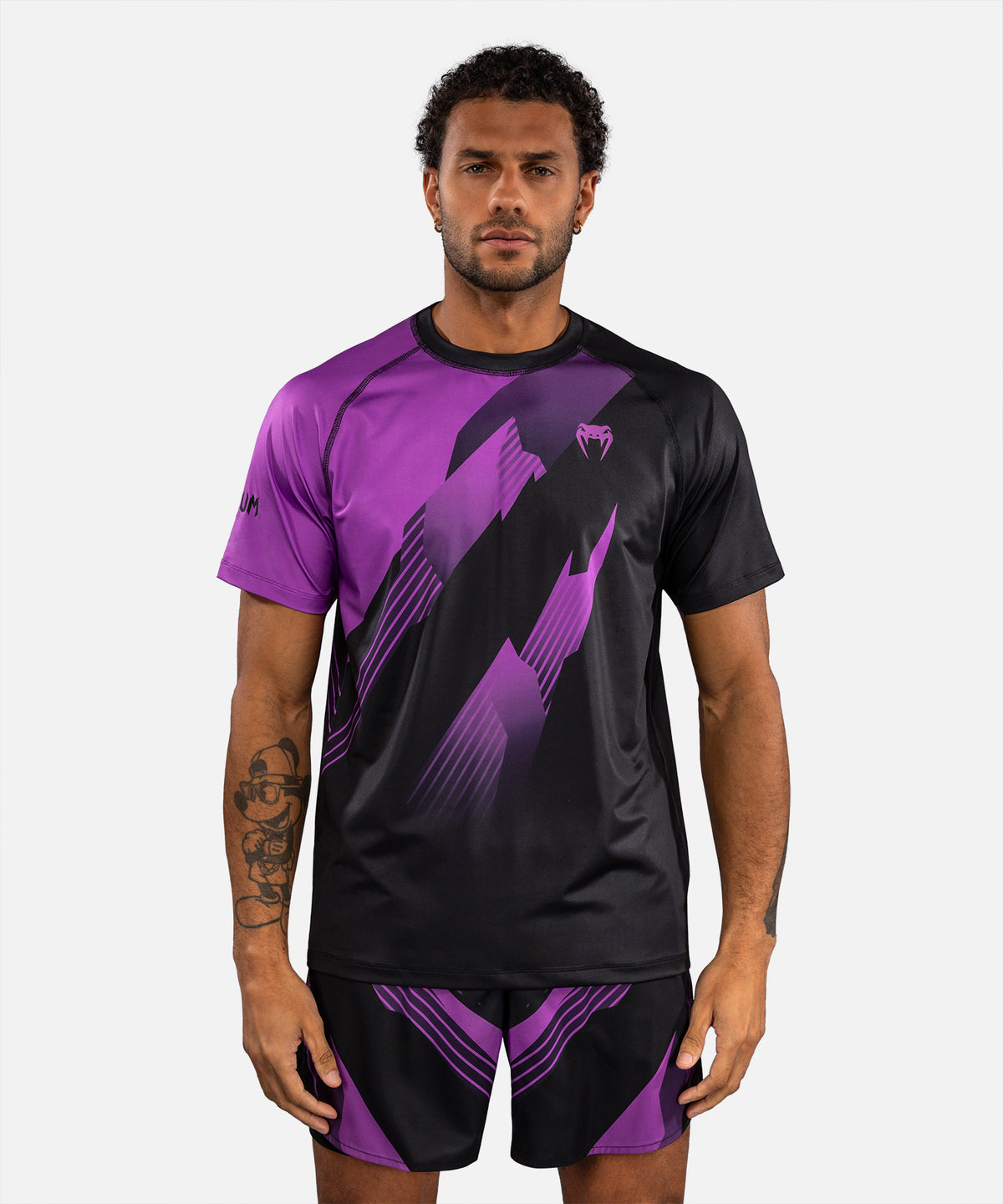 Venum No-Gi 6.0 Dry Tech T-Shirt - Black/Purple