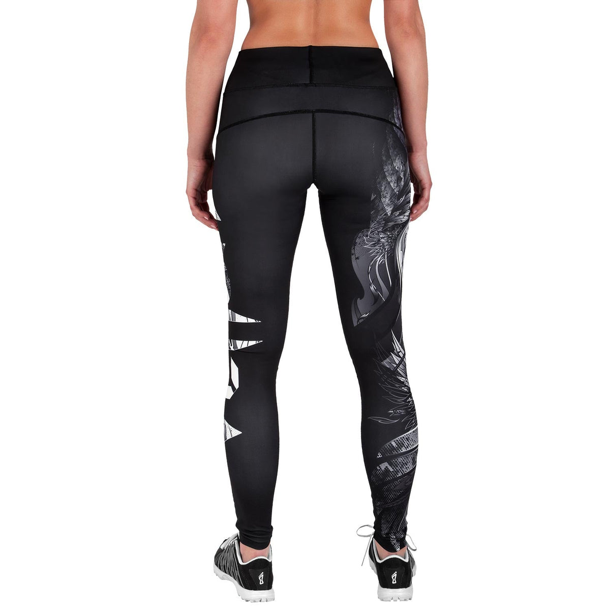 Phoenix Damen Leggings - Schwarz/Weiß