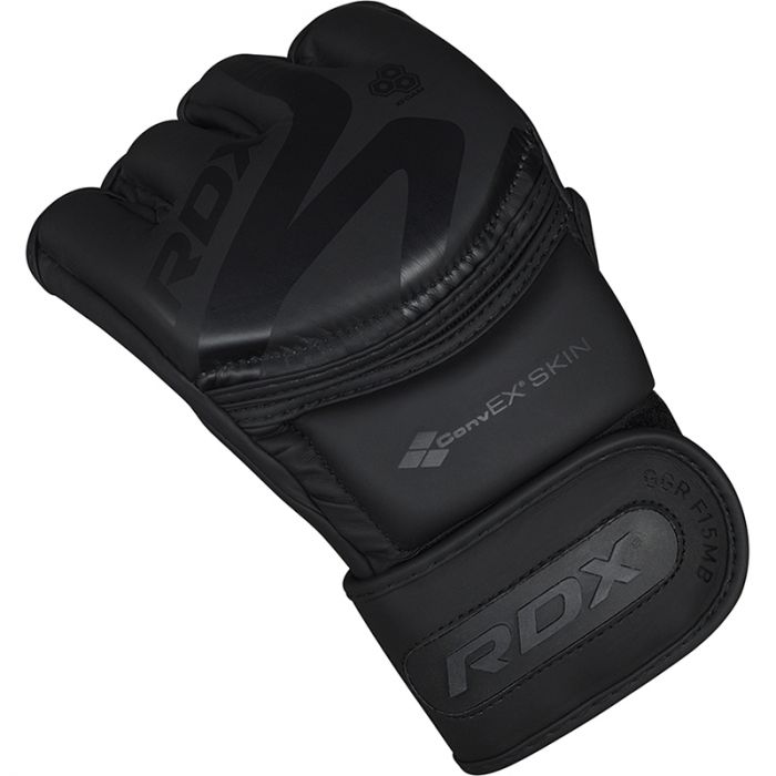 RDX F15 MMA-Handschuhe - Mattschwarz