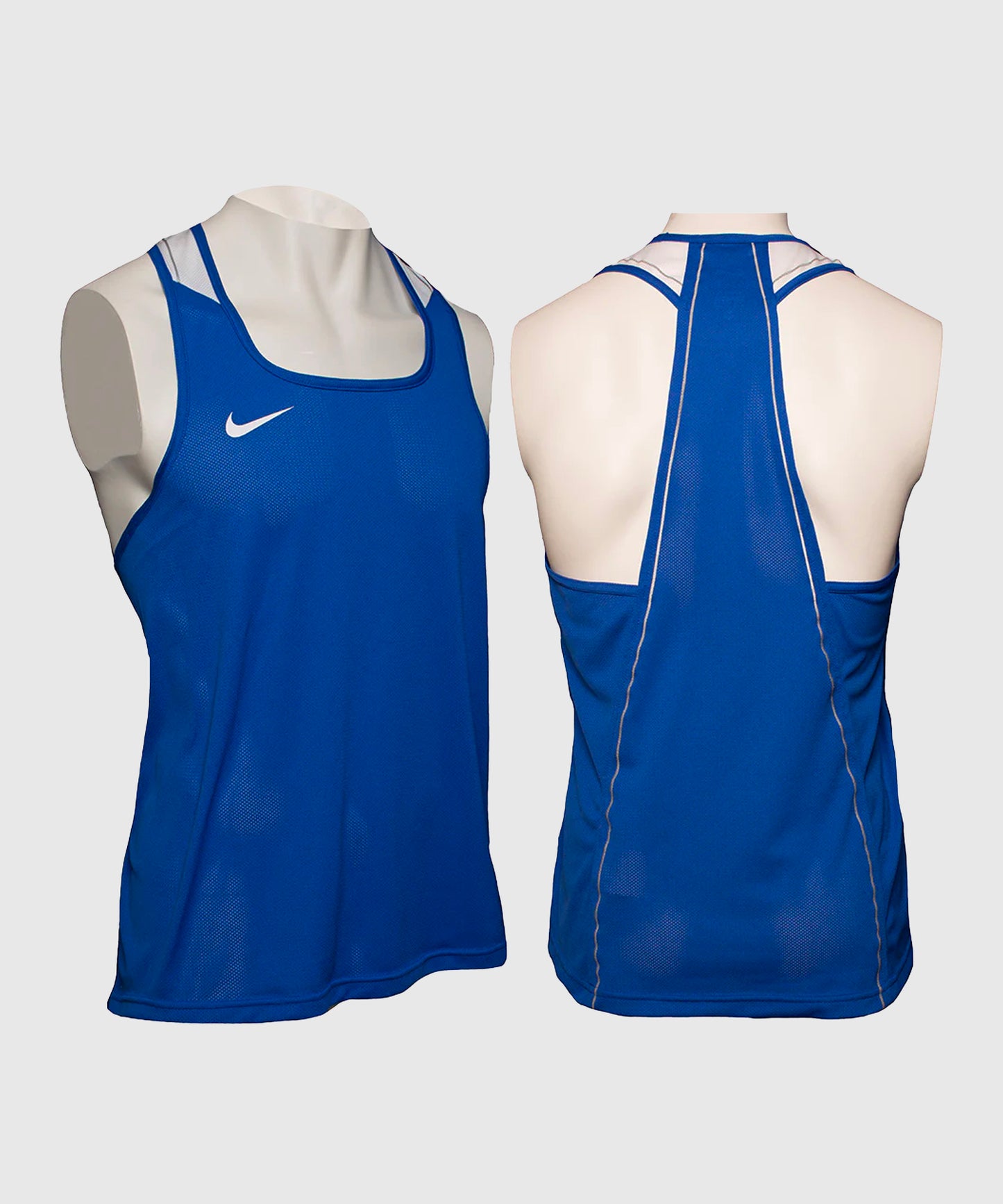 Nike Camiseta de Tirantes de Boxeo - Azul/Blanco