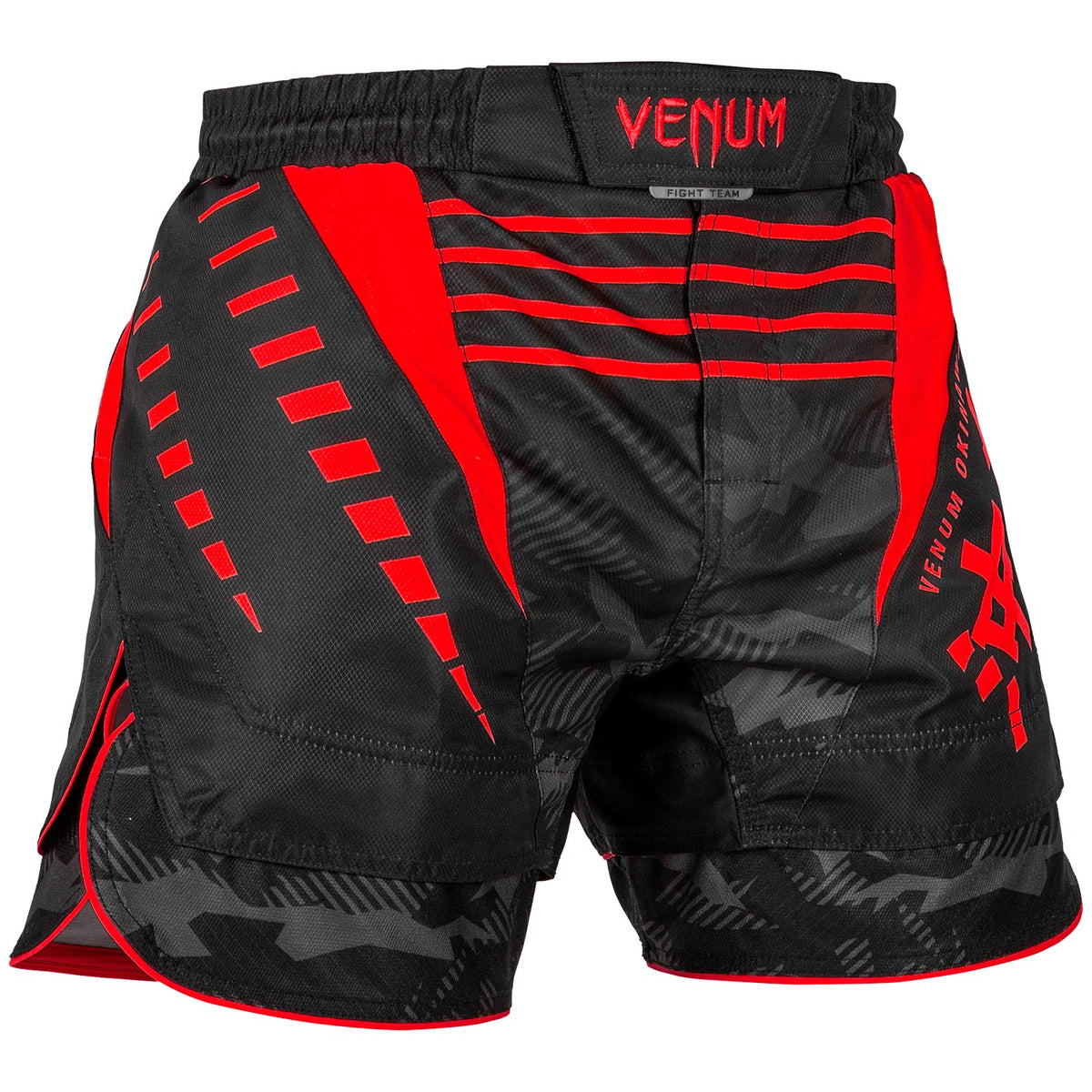 Pantaloncini da combattimento Venum Okinawa 2.0 - Nero/Rosso