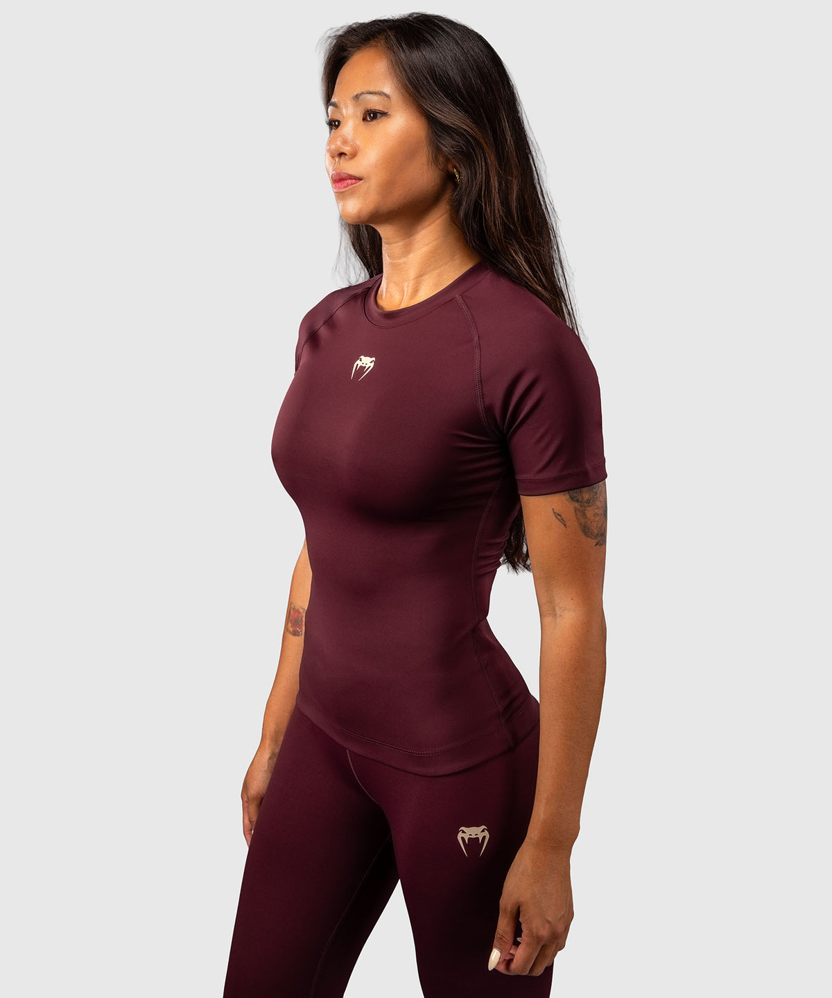 Venum Talisman Kurzarm Rashguard - Pflaume