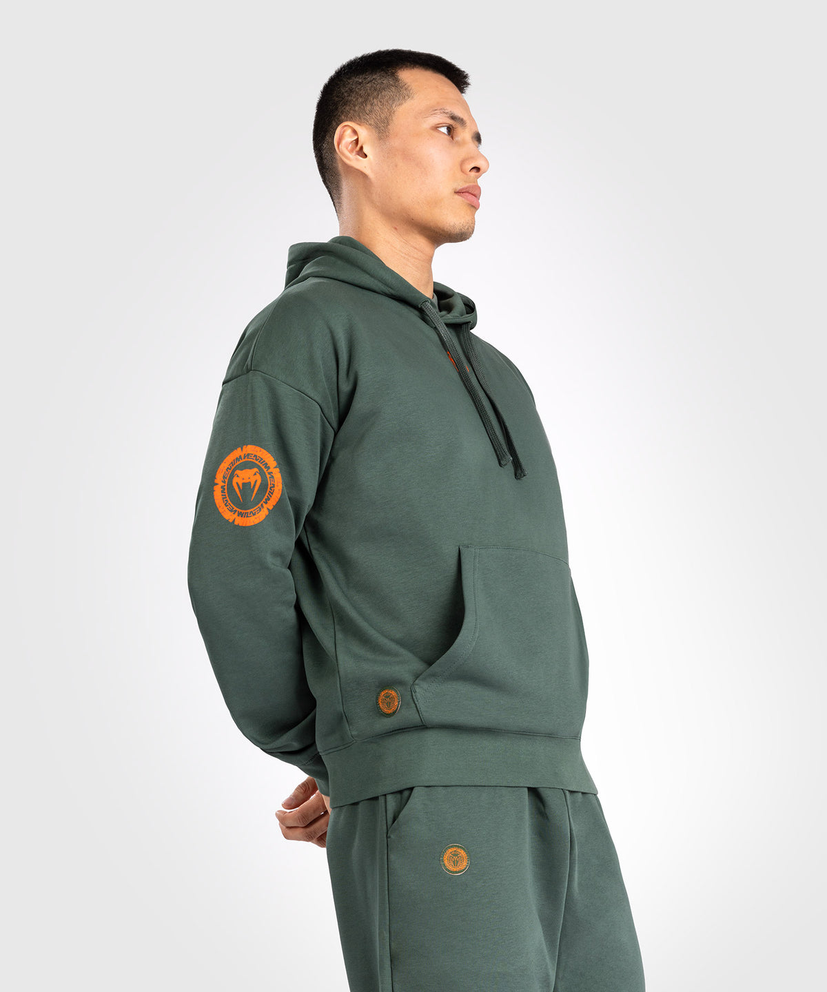 Sweatshirt À Capuche Pour Hommes Venum Vortex XL Lite - Kaki