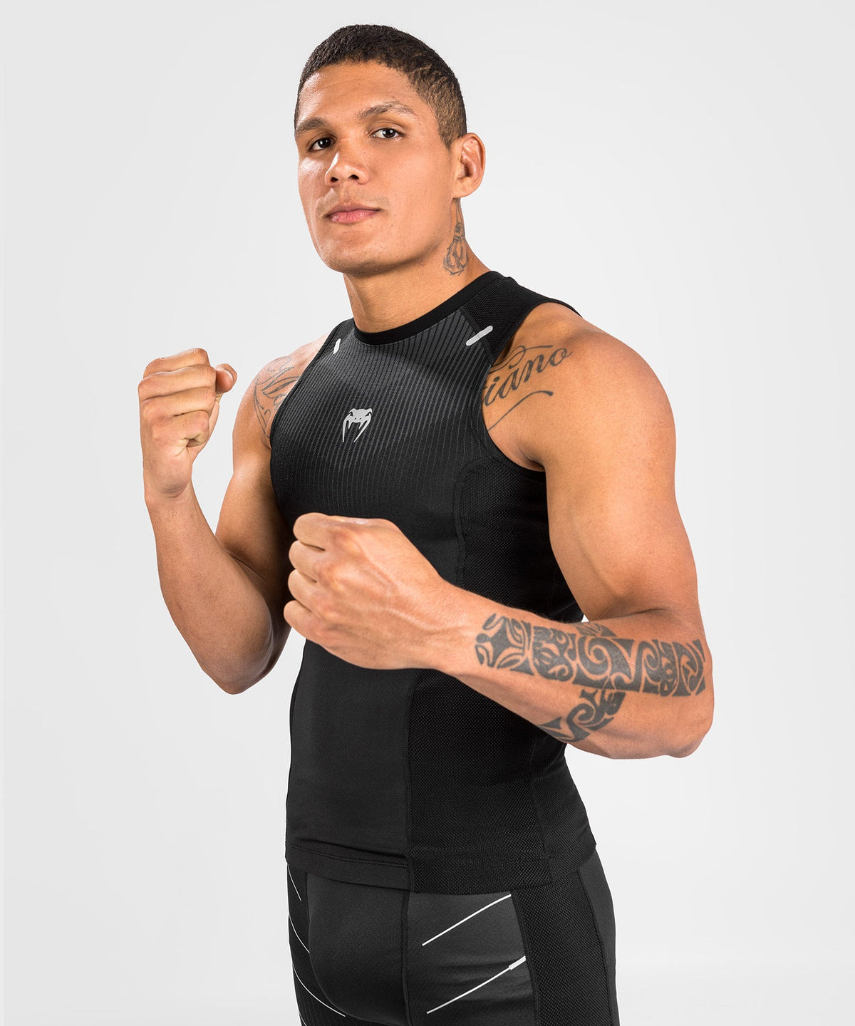 Venum Rashguard Ärmellos Biomecha - Schwarz/Grau