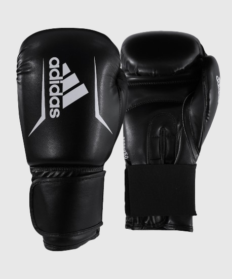 Adidas Speed 50 Boxhandschuhe - Schwarz/Weiß