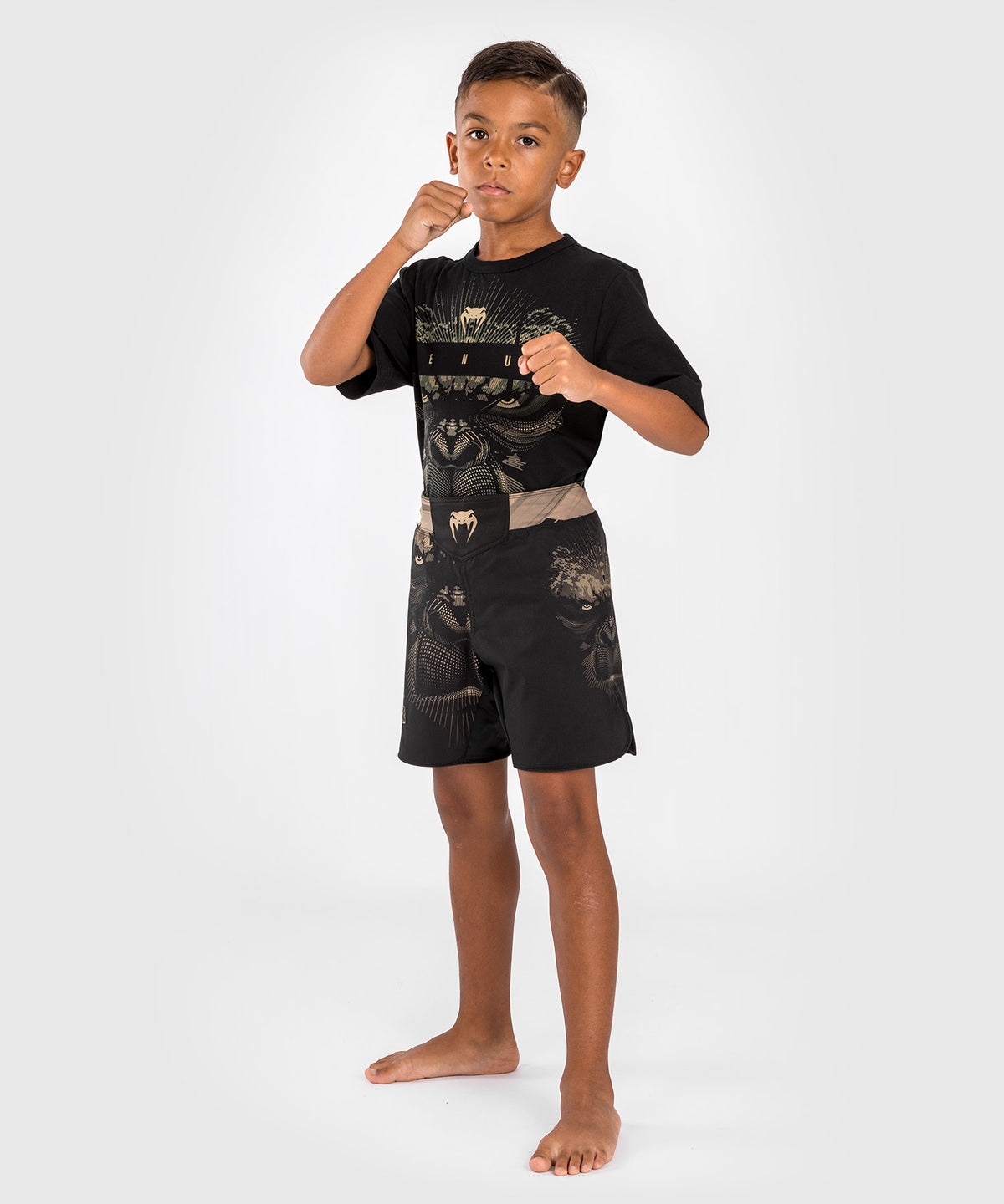 Venum Gorilla Jungle Kampfshort für Kinder - Schwarz/Sand