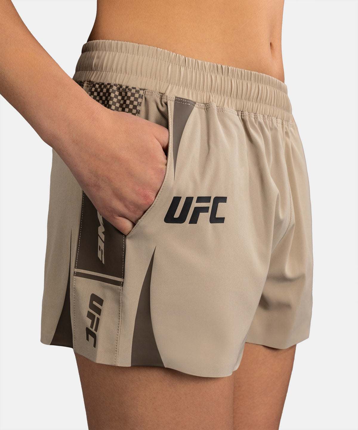 Venum UFC Unity by Venum Authentic Fight Week Pantaloncini Tecnici da Donna - Sabbia