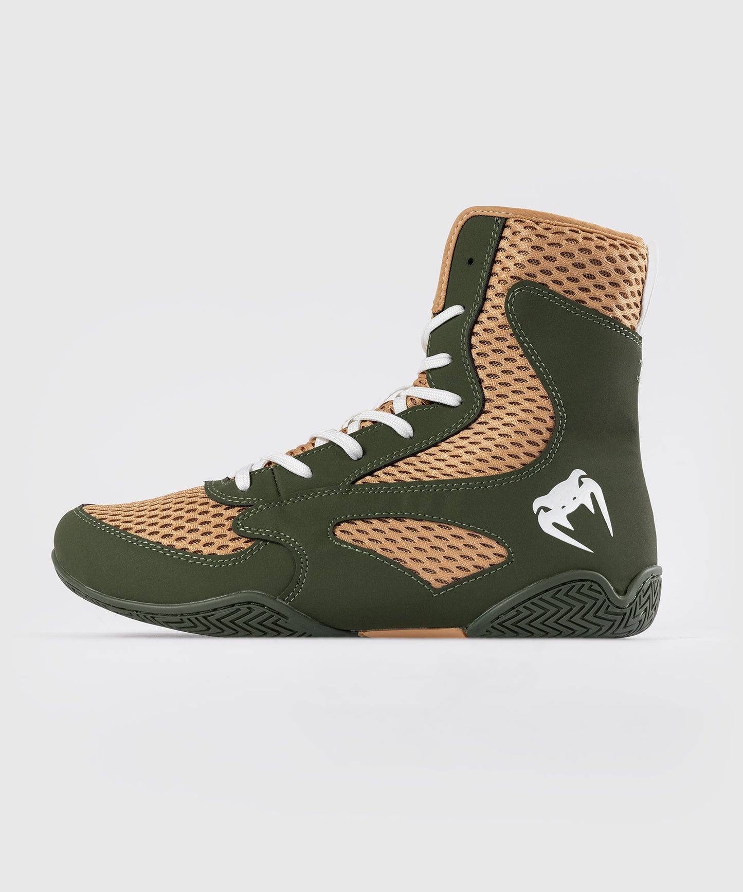 Venum Contender Zapatillas de Boxeo - Verde Militar/Arena