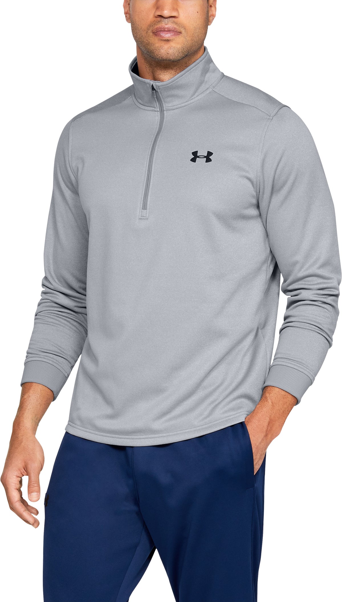Maillot Under Armour Fleece - Manches longues - Gris