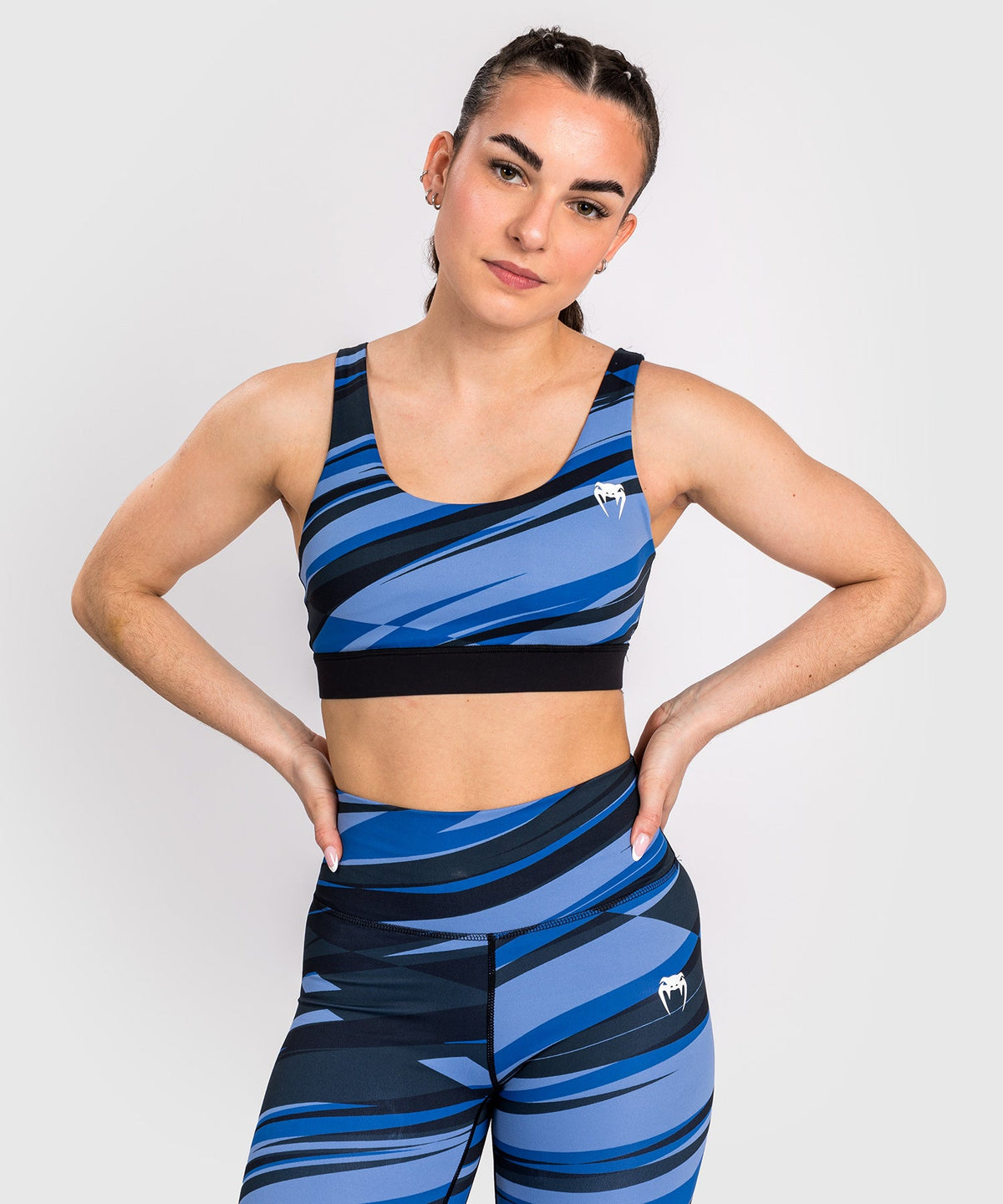 Venum Abyss Sujetador Deportivo para Mujer - Azul Sombra