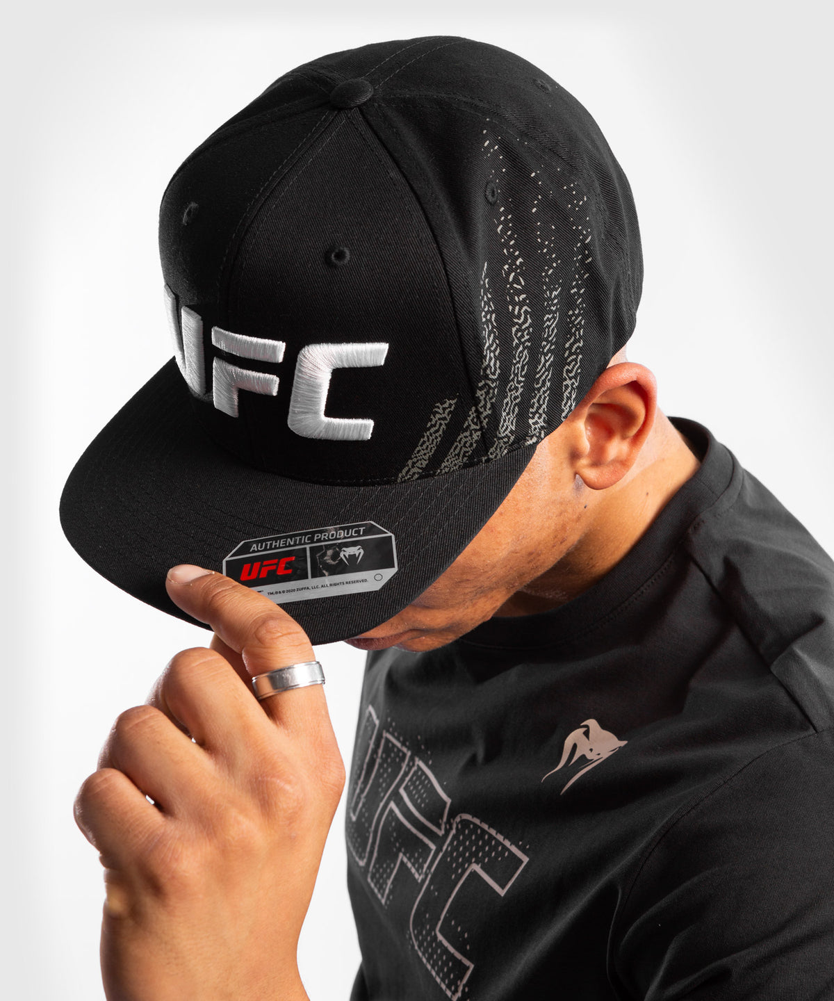 Casquette UFC Venum Authentic Fight Night - Noir
