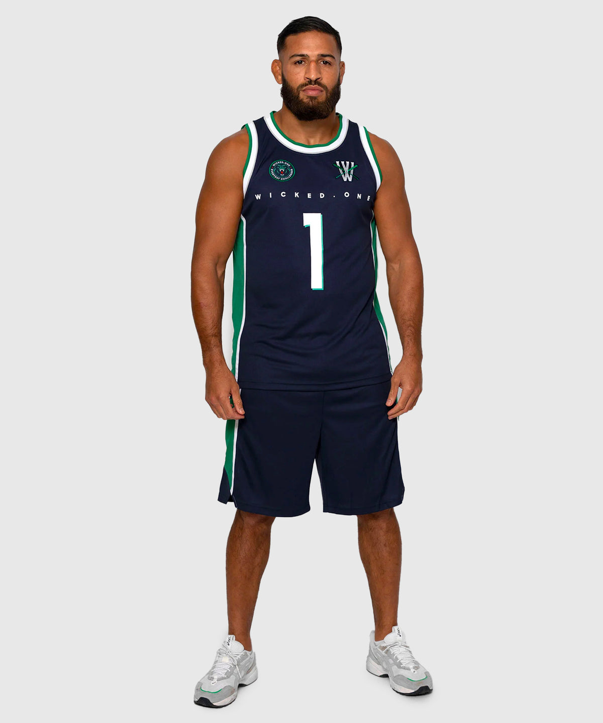 Short de MMA Wicked One Whacks - Navy/Vert