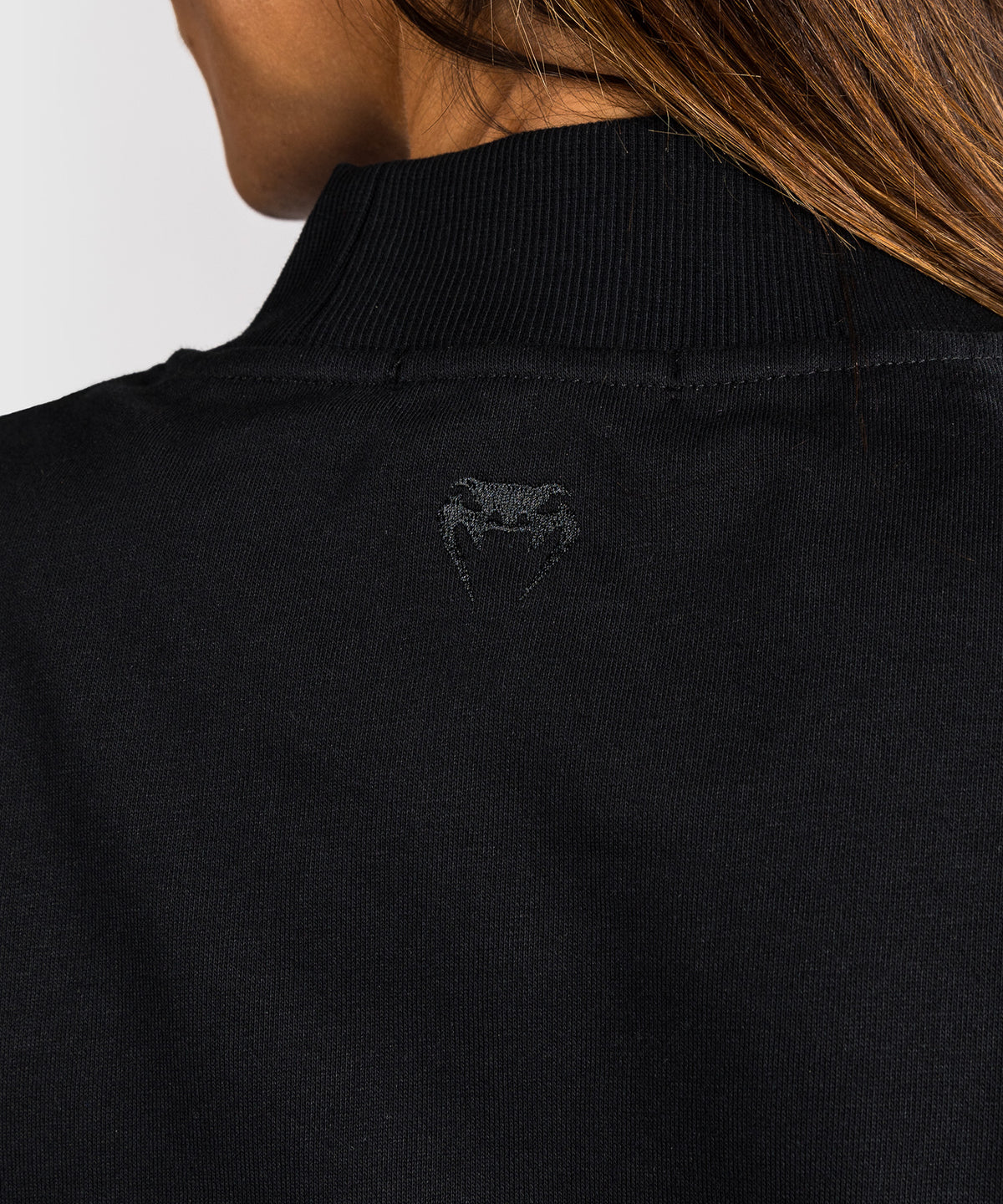 Venum Pulse Damen Cropped Sweatshirt - Schwarz/Weiß