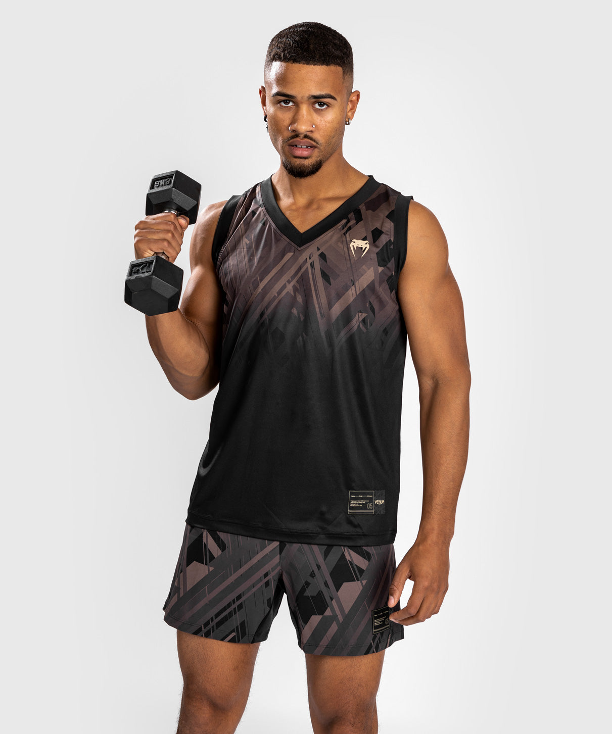 Débardeur Dry Tech Venum Tecmo 2.0 - Noir/Marron