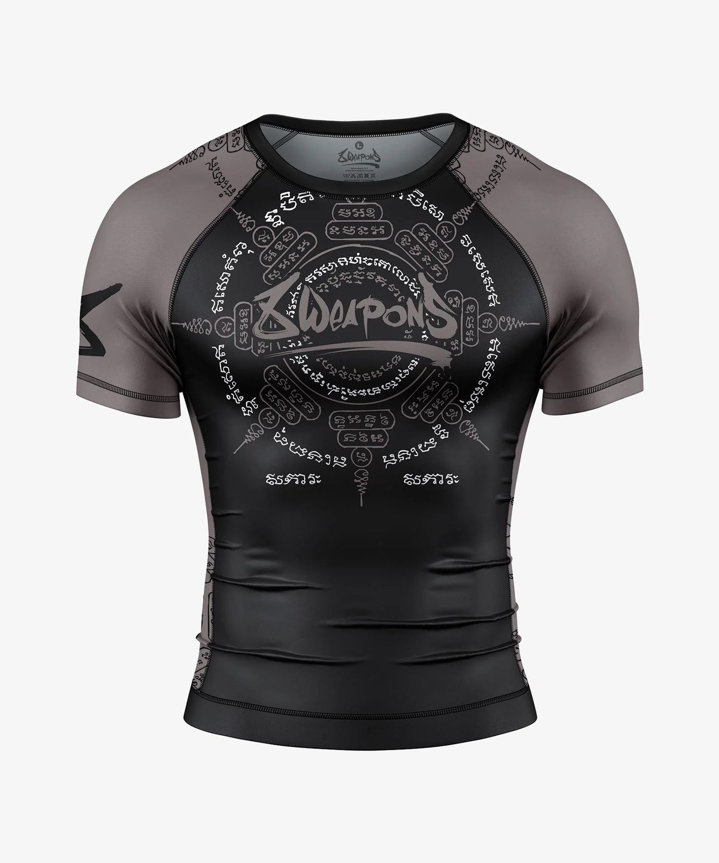 Rashguard 8 Weapons 8 Ways Yant 2.0 - Noir/Gris