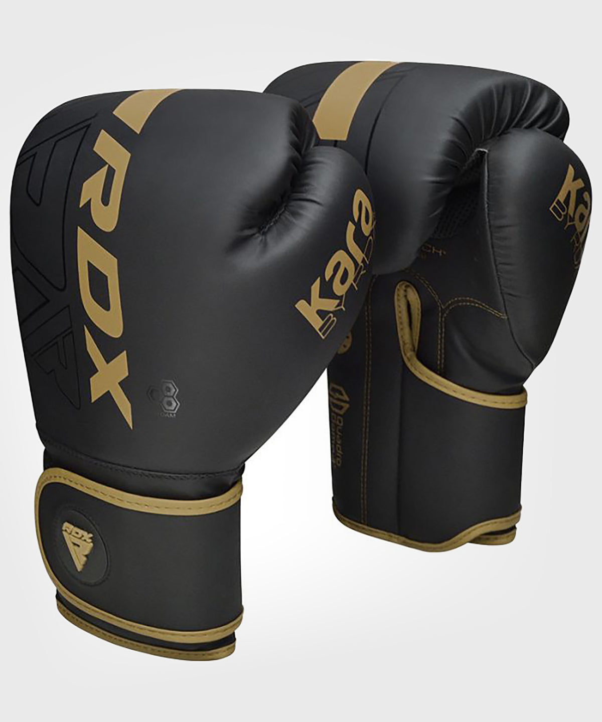 RDX F6 Kara Boxing Gloves - Black/Gold